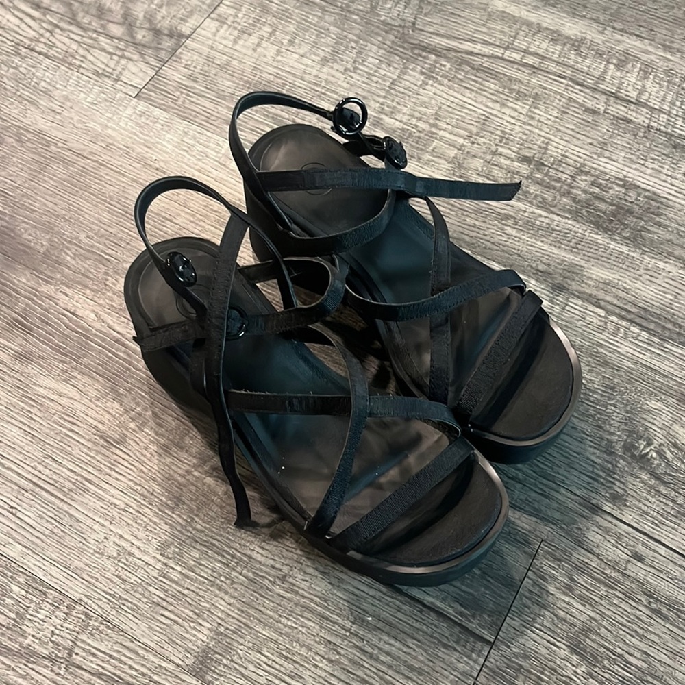 Urban Outfitters Black Strappy Sandals